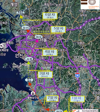 [디트뉴스24]한기대생 33명, 통일염원 300km 자전거 대장정 