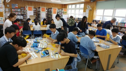 코리아텍 학생 영동 추풍령서 ‘기술 이웃사랑’, 중학생 대상 과학캠프도