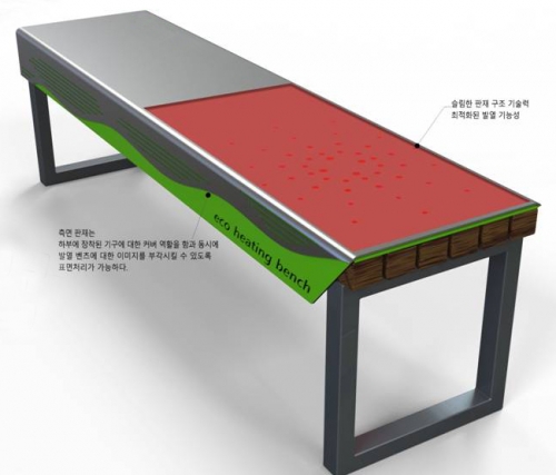 [데일리환경] 코리아텍, 버스정류장 온기 높일 ＇나노온열벤치＇ 개발