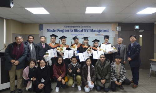 코리아텍 1기 ‘Global TVET Management 석사과정’ 학위수여식