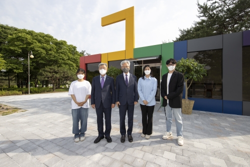 한국기술교육대, 독립기념관에 야외쉼터 ‘길가온’ 설치
