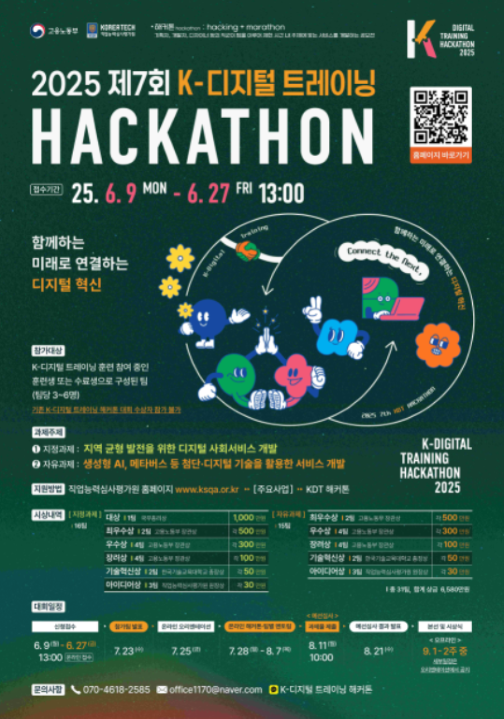 K-디지털 인재들의 빛나는 무대 ‘제7회 K-디지털 트레이닝 해커톤’ 개최